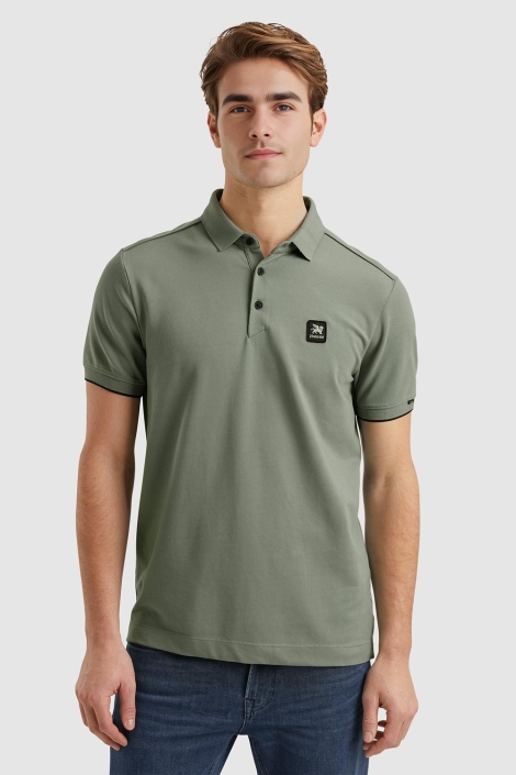 Vanguard short sleeve polo pique blend gent